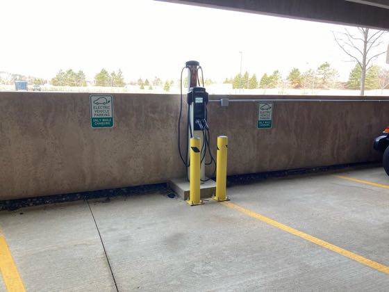 EV charger at 21330 Building Visitor Parking