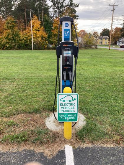 EV charger at Saratoga Regional YMCA Battenkill Branch