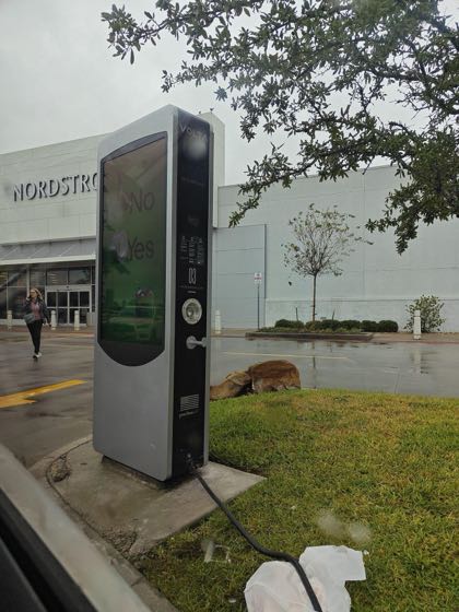 EV charger at Willowbrook Mall - Nordstrom