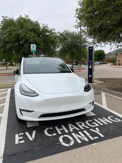 EV charger at Children's Health StarCenter McKinney