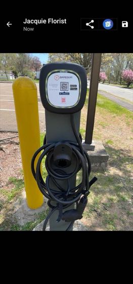 EV charger at Walter Gawrych Community Pool