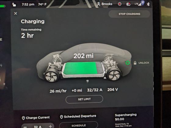 EV charger at Stone Hill Town Center - Cinemark