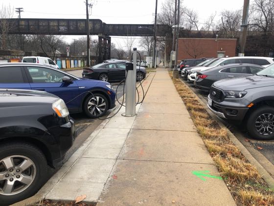 EV charger at River Forest Village Hall