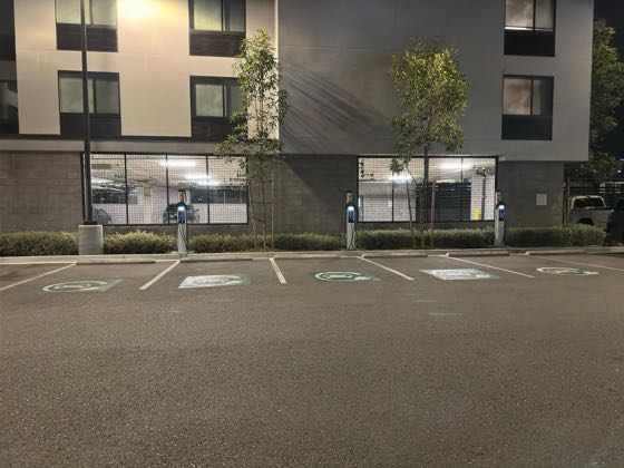 EV charger at Fairfield Inn & Suites by Marriott Pacific Beach