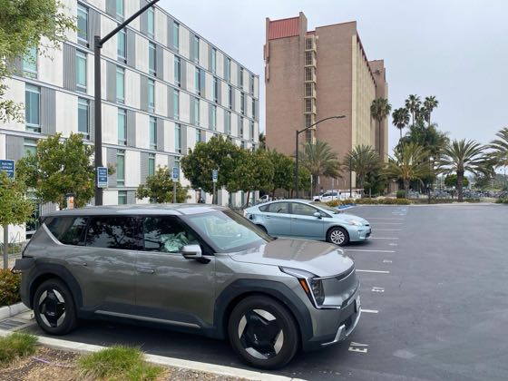 EV charger at UCSB - Parking Lot 59