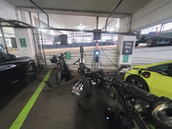 EV charger at Adams & Wabash Garage