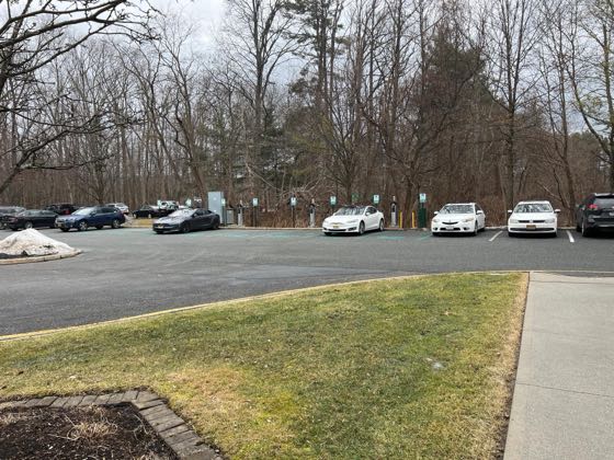 EV charger at Executive Park