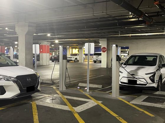 EV charger at IKEA Burbank