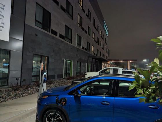 EV charger at Courtyard by Marriott Dallas Grand Prairie