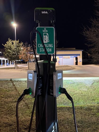 EV charger at Firestone Complete Auto Care