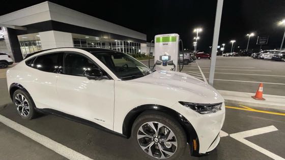 EV charger at Gwatney Buick GMC