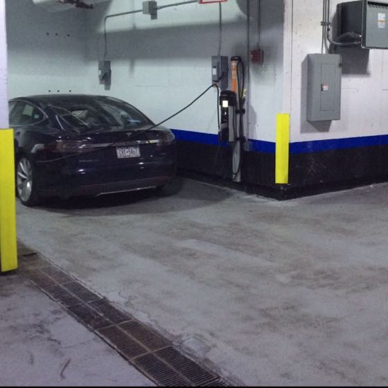 EV charger at Mount Sinai - National Jewish Health Respiratory Institute
