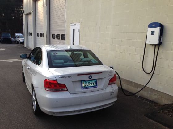 EV charger at Monaco Ford of Niantic (Level 2)
