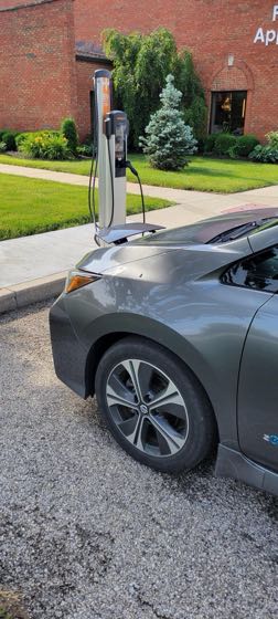 EV charger at Lee Plumbing