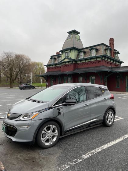 EV charger at N Bennington Train Depot