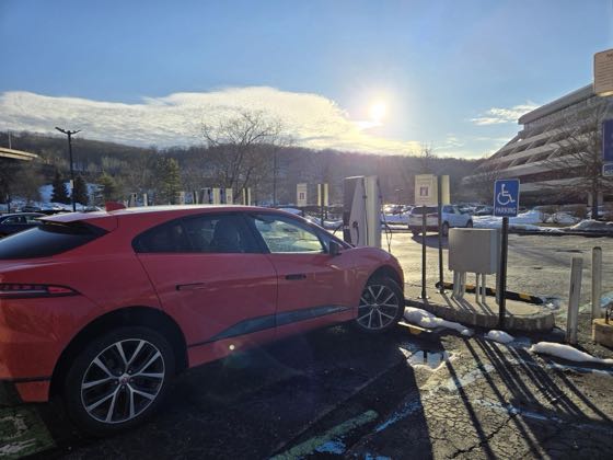 EV charger at The HELIX at Westchester Marriott