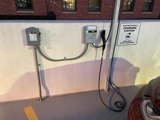 EV charger at The Wilbur Lititz, Tapestry Collection by Hilton