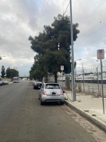 EV charger at Keller St Parking