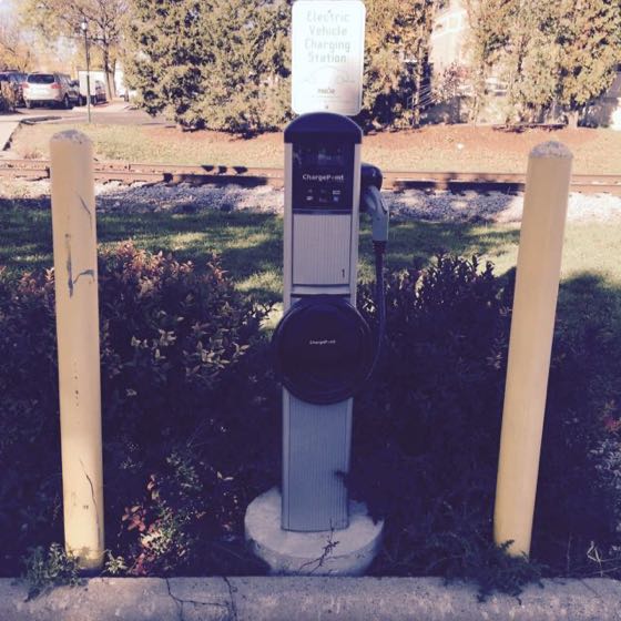 EV charger at Downtown Middleton Public Parking
