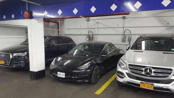 EV charger at Sylvan Madison Garage