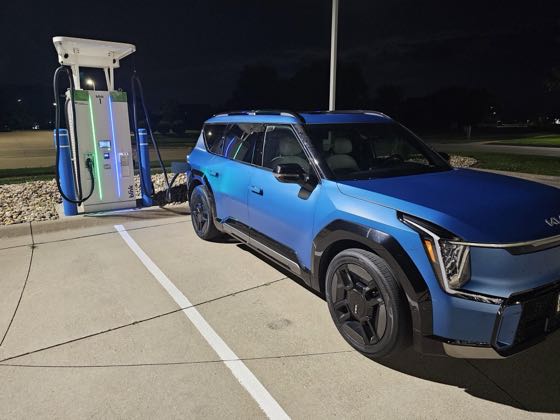 EV charger at Junge Ford North Liberty - Service