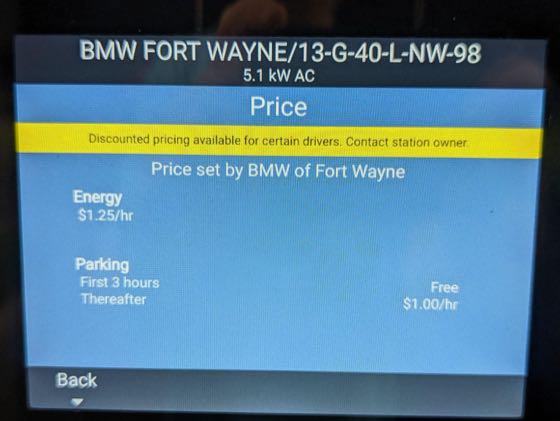 EV charger at Tom Kelley BMW Mini