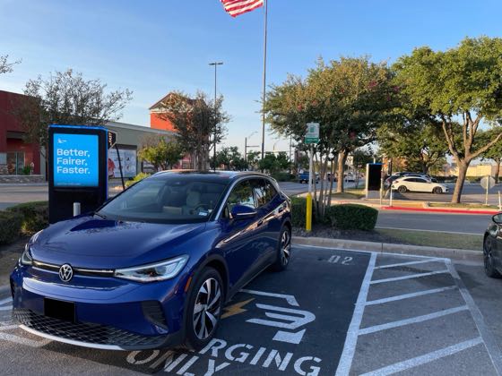EV charger at Tanger Outlets San Marcos - Aldo