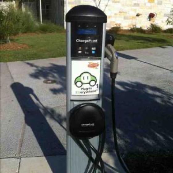 EV charger at M Station Apartments