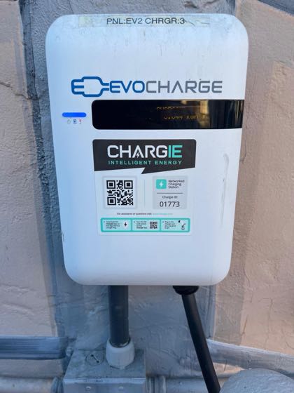 EV charger at Westwood Court