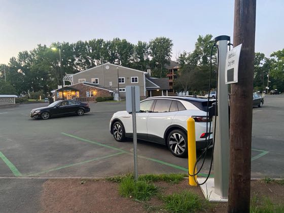 EV charger at Princeton Country Club