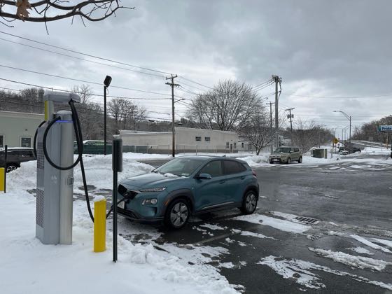 EV charger at Pride Convenience Store