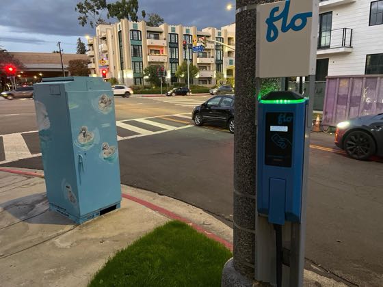 EV charger at Ledge Ave & Moorpark Way Parking