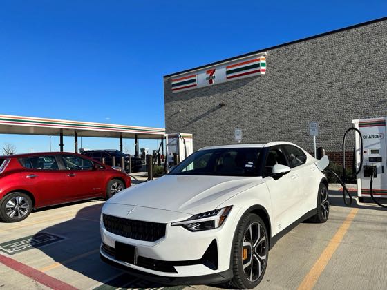 EV charger at 7-Eleven Fort Worth