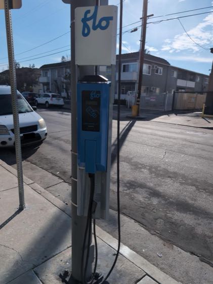 EV charger at 18425 Collins St Parking
