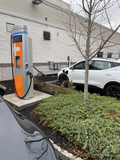 EV charger at Mercedes Benz of Flemington