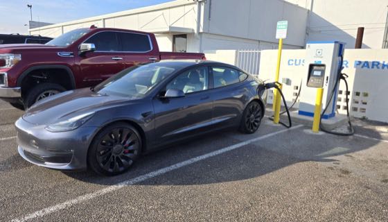 EV charger at Sames Laredo Chevrolet