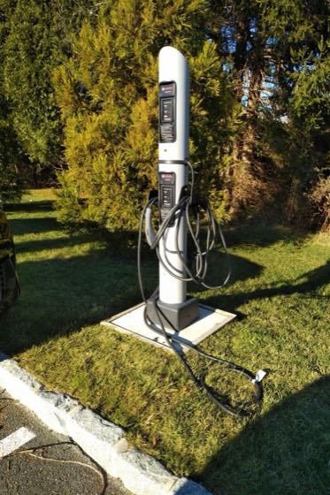 EV charger at BMW of Southampton