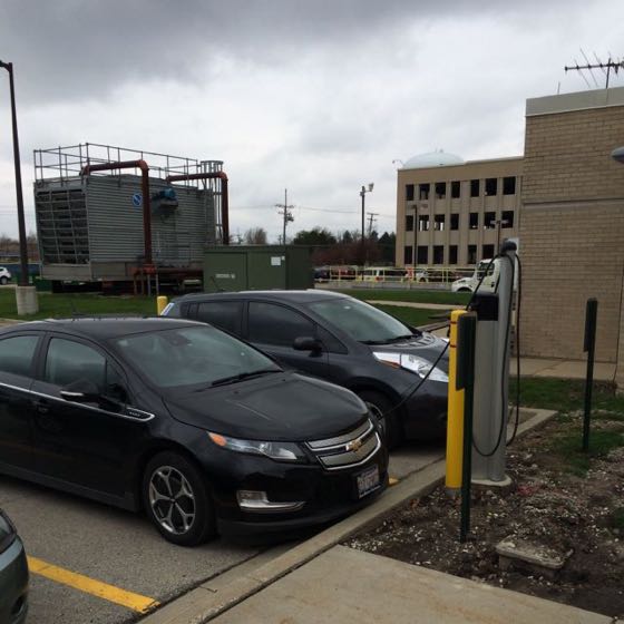 EV charger at Advocate Lutheran General Hospital