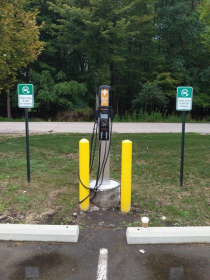 EV charger at Chelsea Community Hospital - North Lot