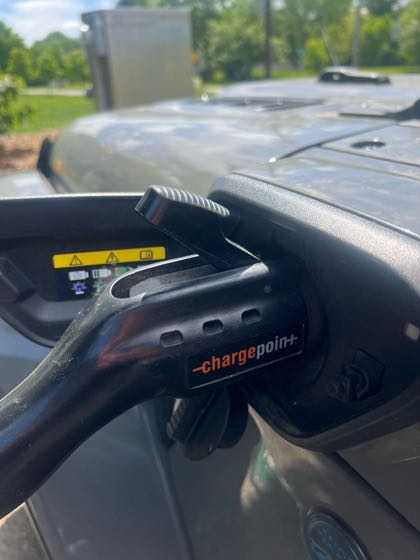 EV charger at Hillsborough Municipal Complex