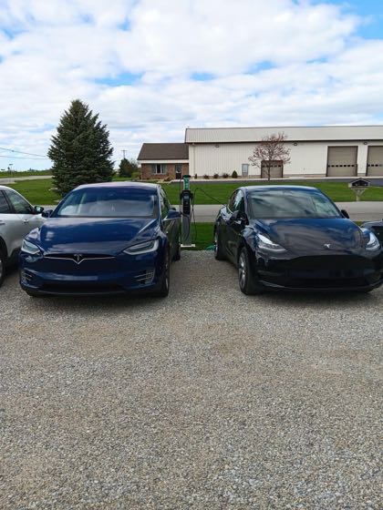 EV charger at Moeller Brew Barn