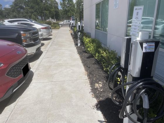 EV charger at Holiday Inn Express & Suites Houston North I-45 Spring, an IHG Hotel