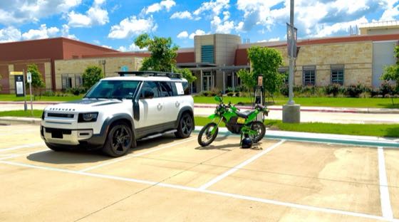 EV charger at Austin Community College - Public Safety Training Center
