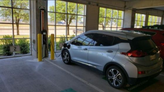 EV charger at 7525 Gaylord Pkwy Parking Garage