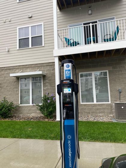 EV charger at Landmark Albany - 118 Sandidge Way