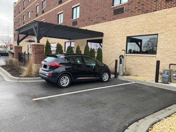 EV charger at ISAAC EX SUITES ISAAC EX SUITES