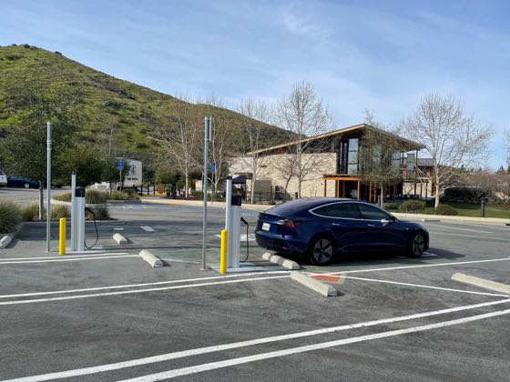 EV charger at Agoura Hills Recreation and Event Center