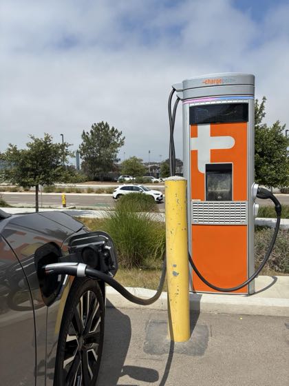 EV charger at UCSD - P707