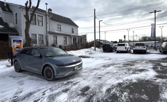 EV charger at Haddad Hyundai