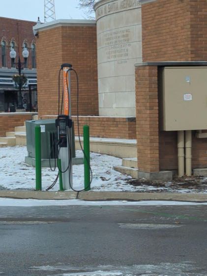 EV charger at Central Park